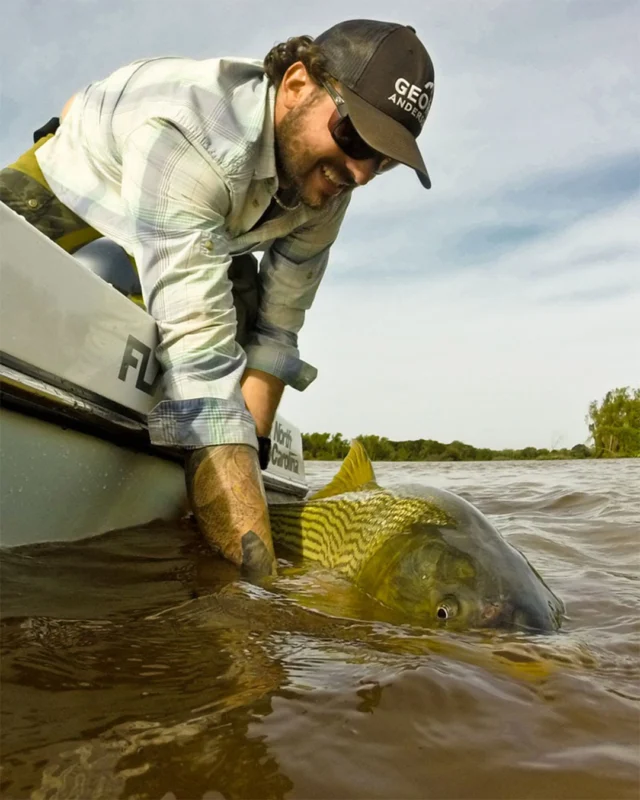 Caught, smiled, released.
.
.
.
#KarandaLodge #NervousWaters #GoldenDorado #FlyFishing #Fishing #FishingLodge #FlyFishingNation #FishingLife #FlyFishingAddict #DoradoOnTheFly #RiverMonsters #TheKautapenGroup
